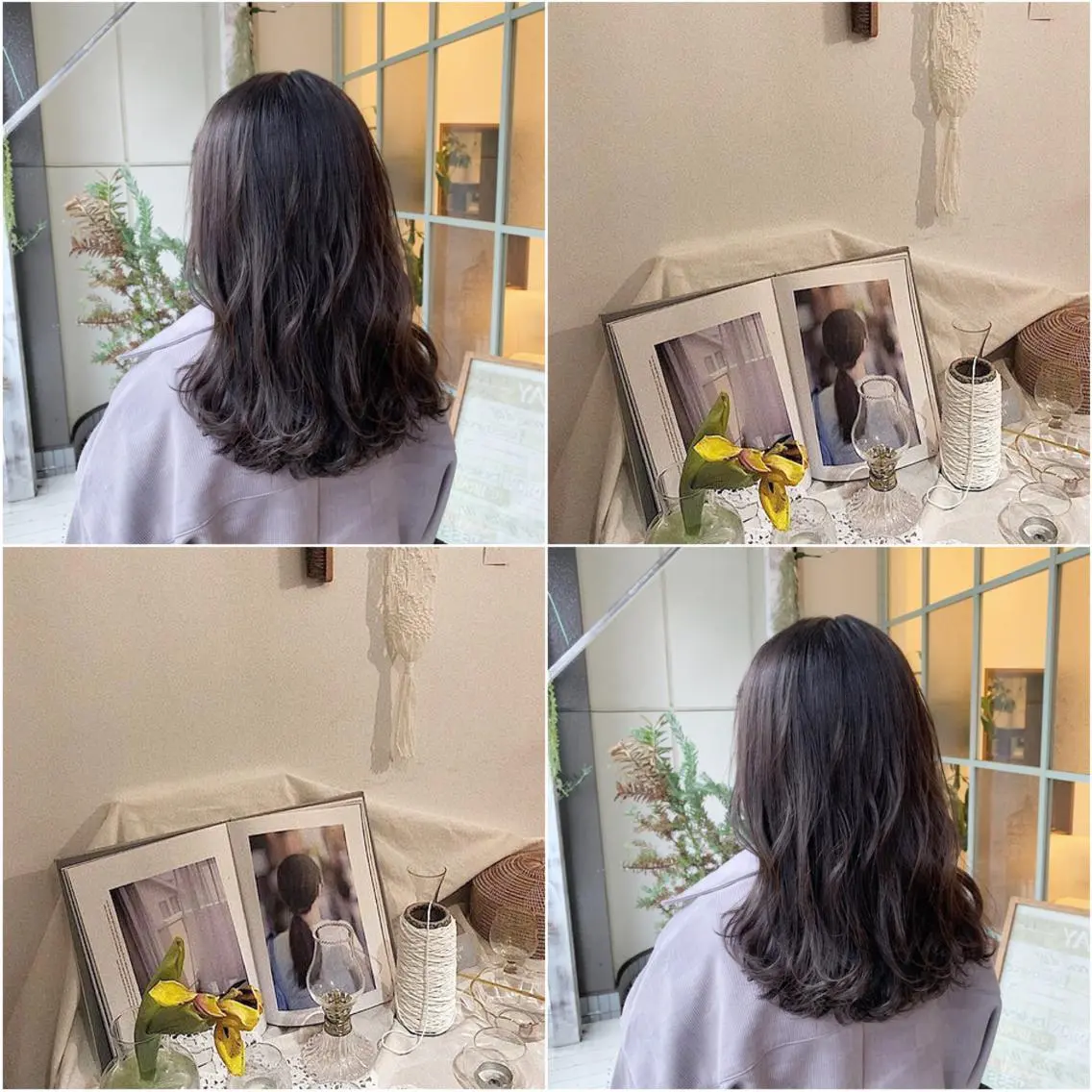 セミロング カラー 【完全個室】髪質改善 暖色カラー/山崎唯奈のヘアスタイル
