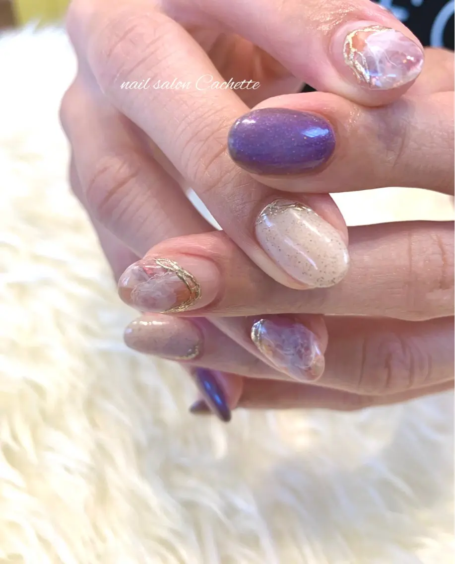 ネイル ✧Cachette✧ YUKARIのネイルデザイン