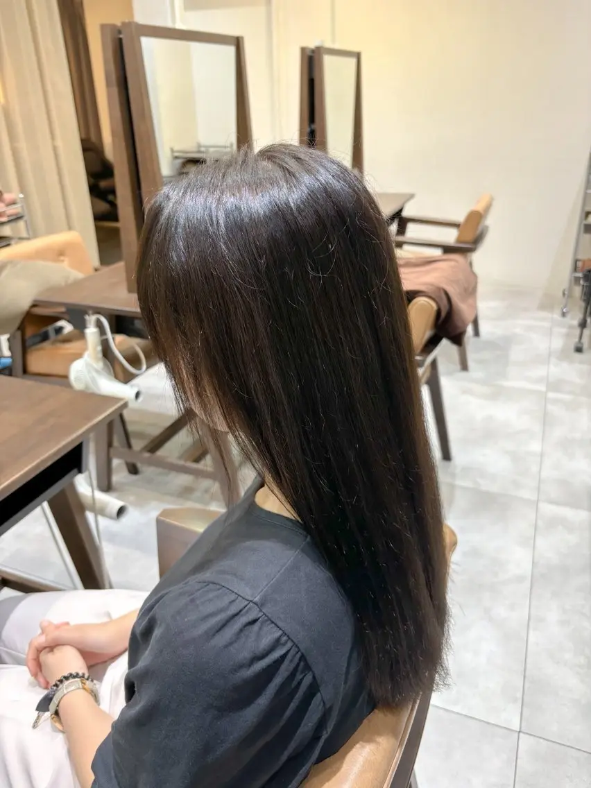 ロング カラー mit セン北のヘアスタイル