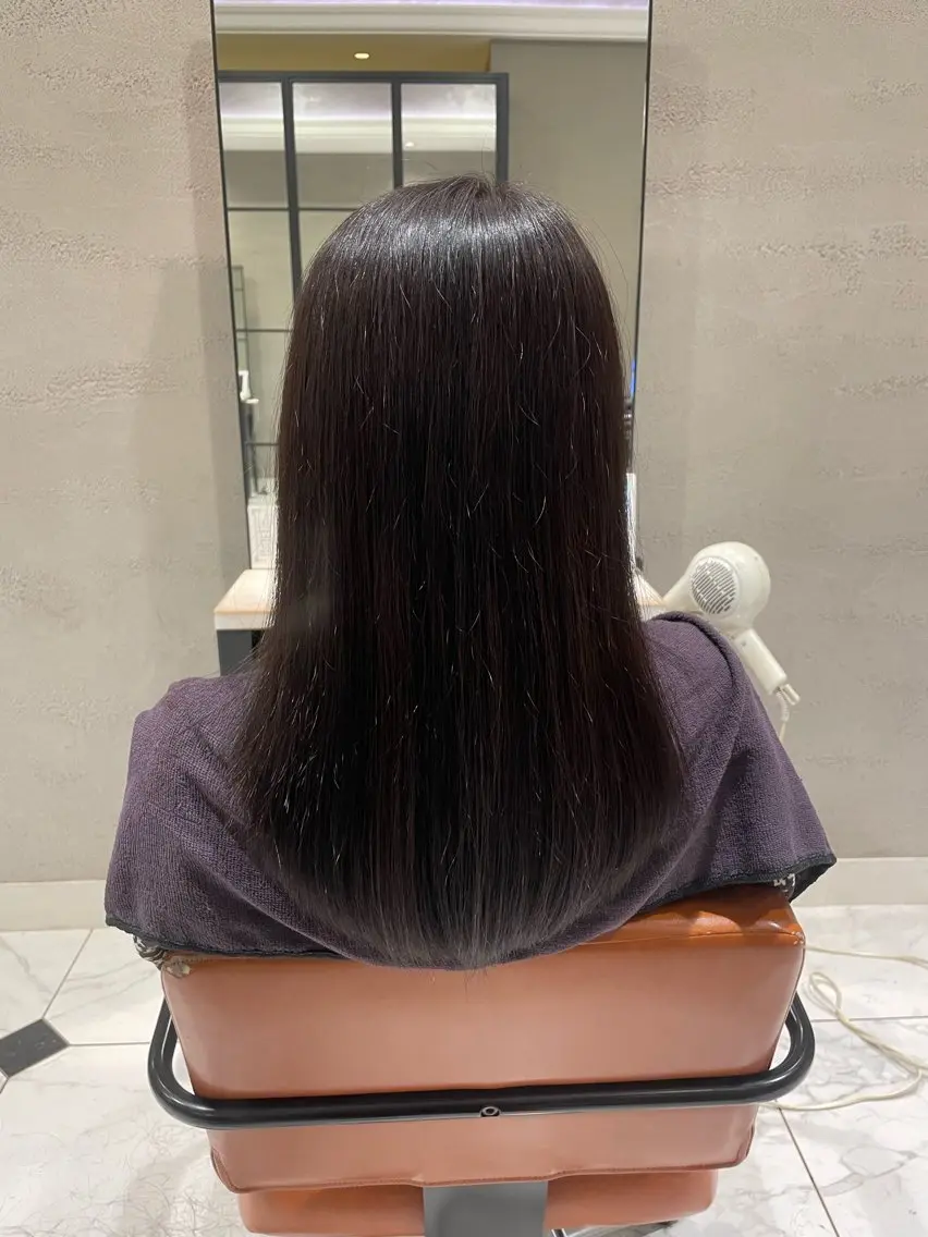 ミディアム カラー 松田 響のヘアスタイル