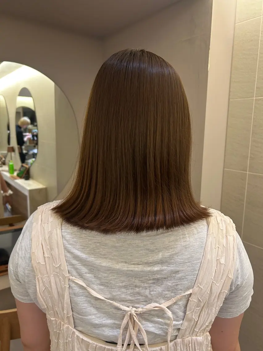 ミディアム カラー ヘアカラー カラーモデル募集/ sakiのヘアスタイル