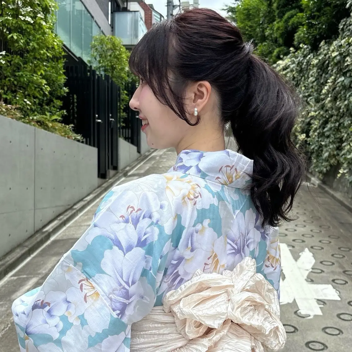 浴衣着付け+ヘアセットの写真
