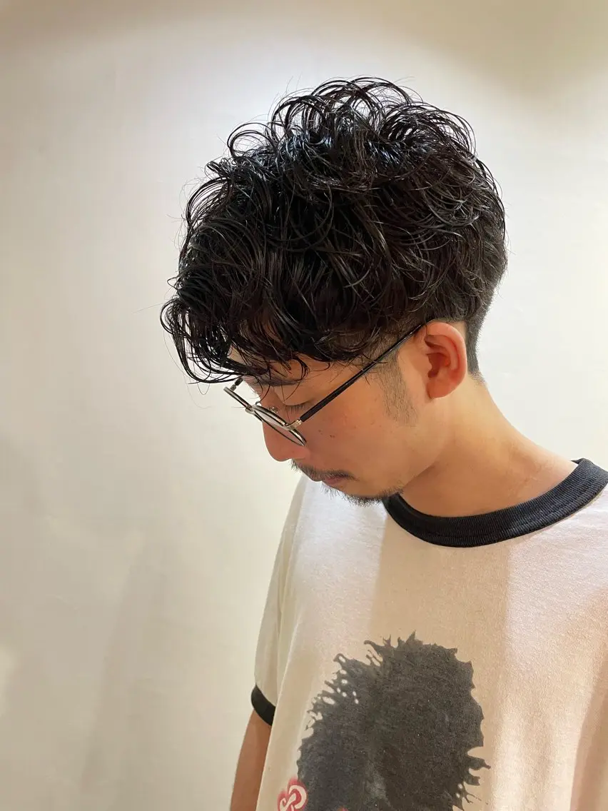 パーマ メンズ メンズパーマ 馬越 優のマツエク・マツパデザイン