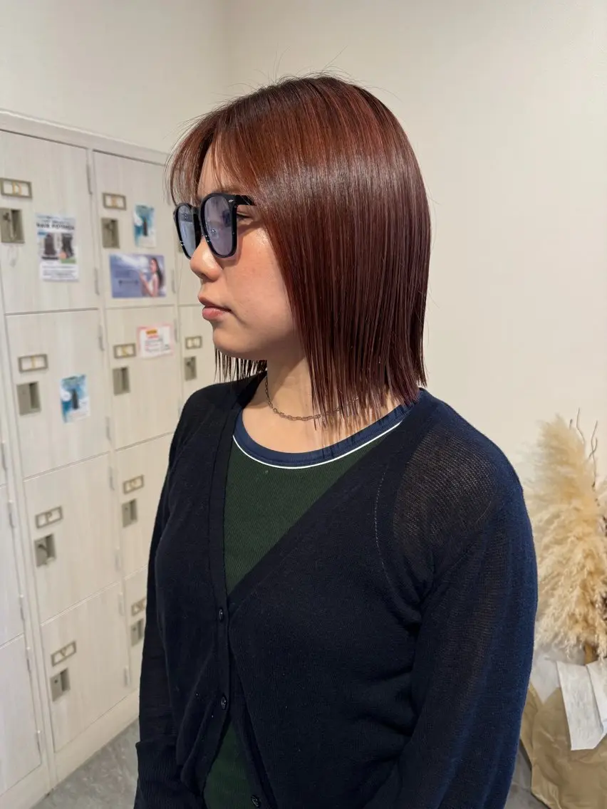 ショート カラー カット ヘアカラー トリートメント ツチイ リョウタのヘアスタイル
