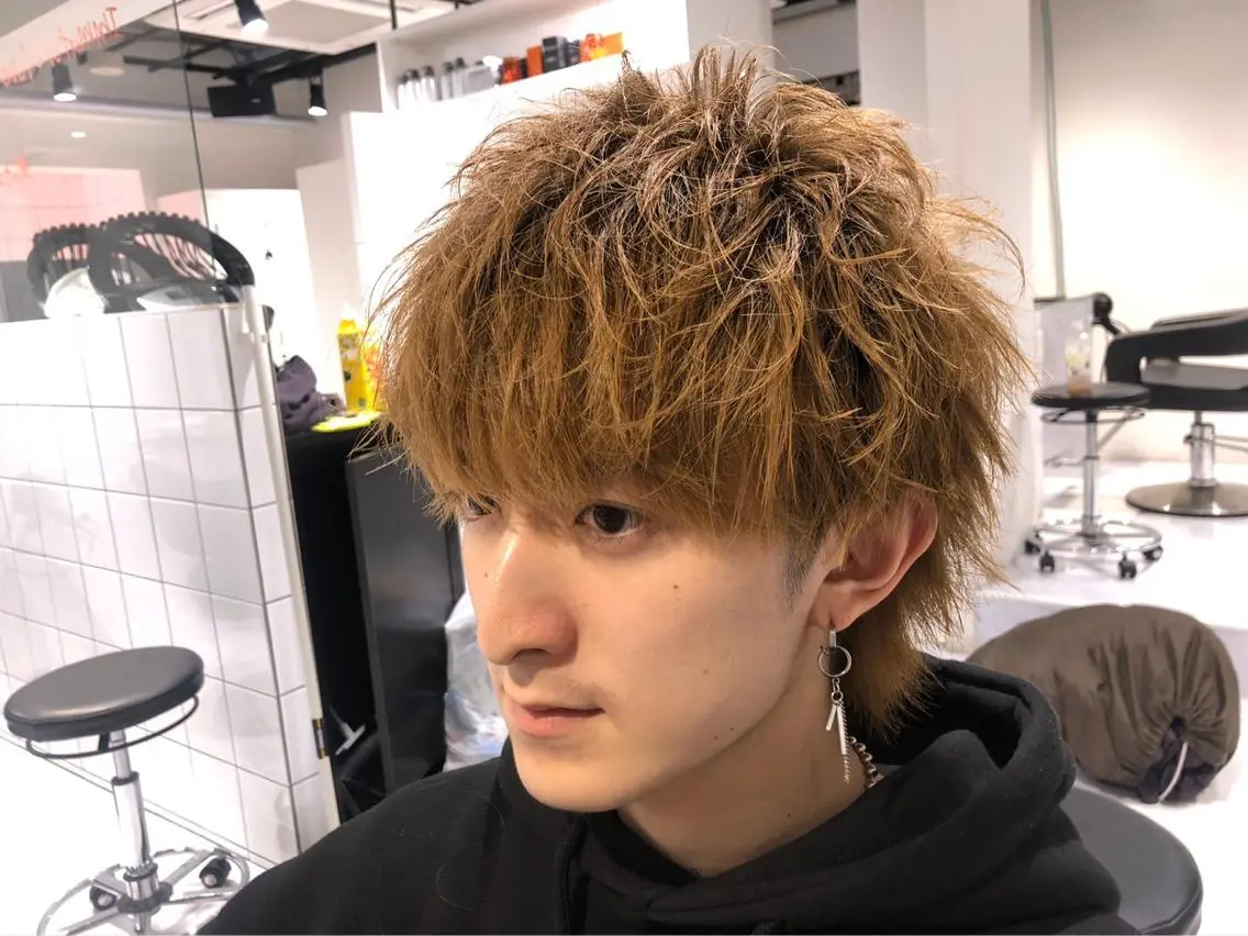 メンズ ヘアカラー ️🫧ブリーチなし KOUKI️🫧のヘアスタイル