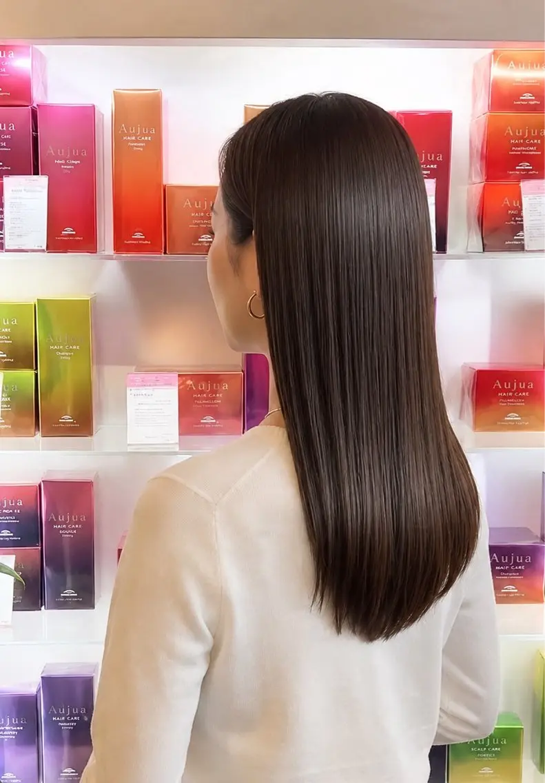 ロング 松下 沙織のヘアスタイル