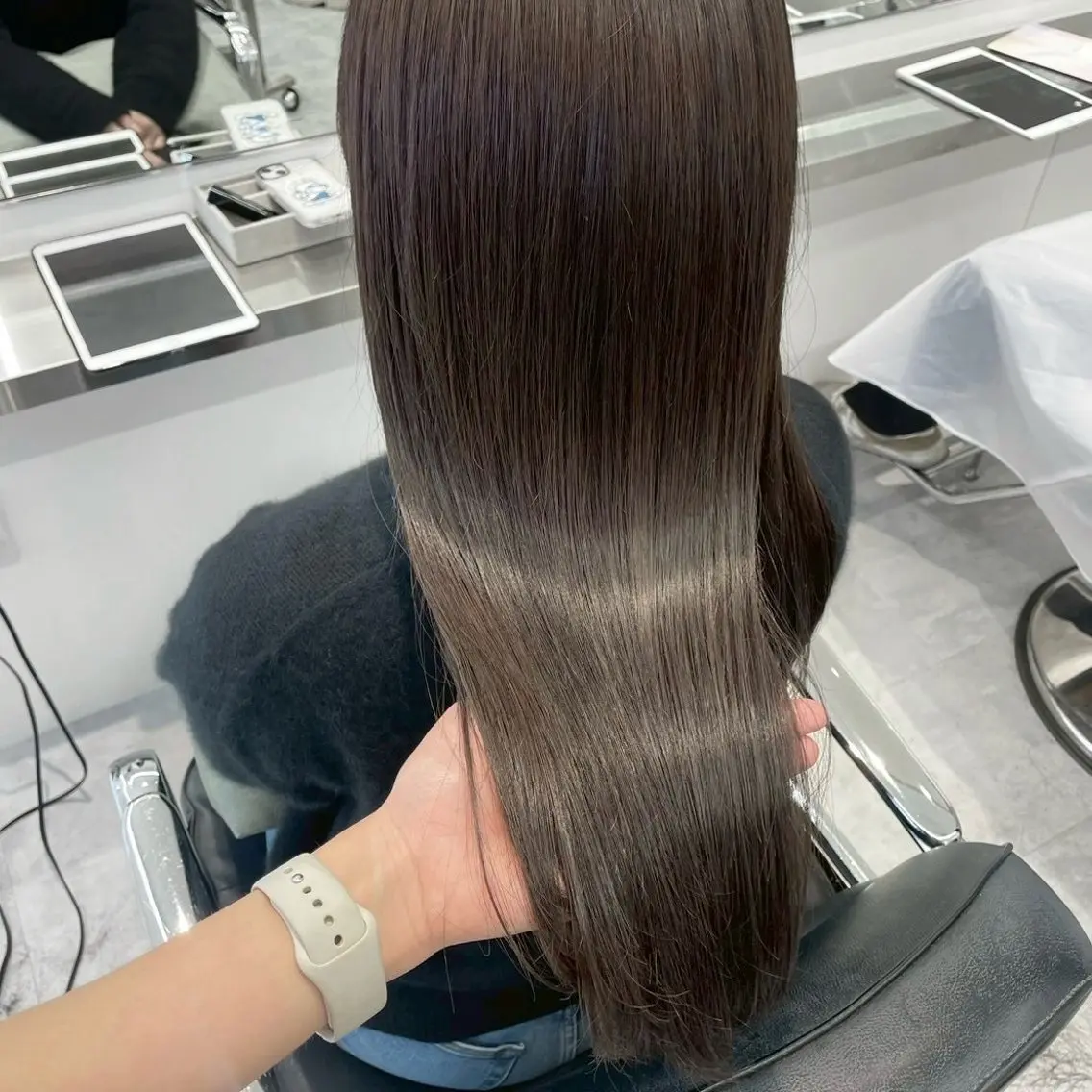 ロング カラー ヘアカラー Parve Mix 森 美遥🩶のヘアスタイル