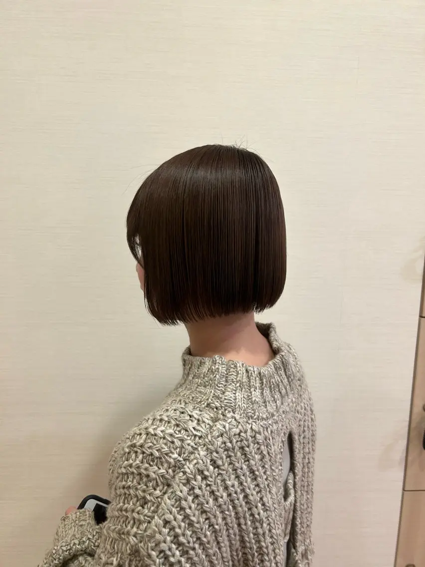 ショート ボブ カット ミ ユのヘアスタイル