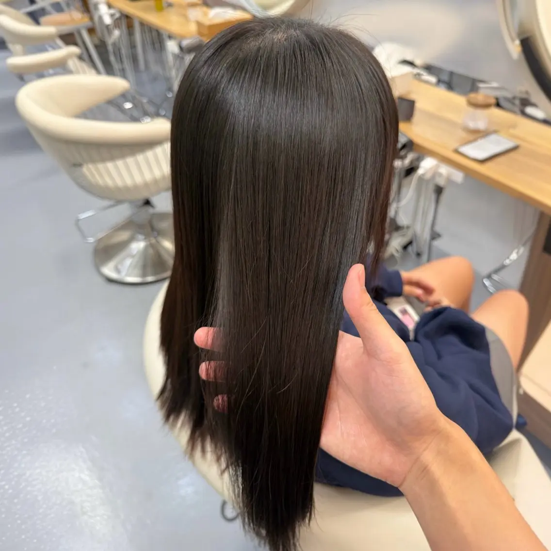 ✨ストレートパーマ✨ ＋ 高保湿トリートメント（補足説明をご覧下さい🙇‍♂️）の写真