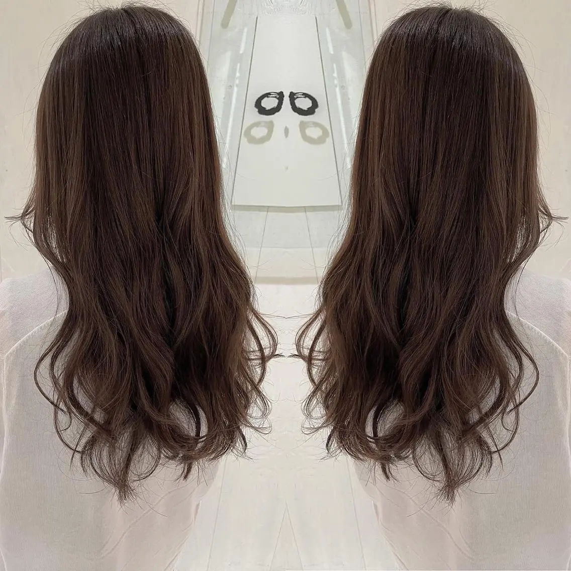ロング カラー アッシュ 外国人風カラー レイヤーカット トリートメント カット ヘアカラー トリートメント 河合秀明/ショート /ボブ/レイヤーのヘアスタイル