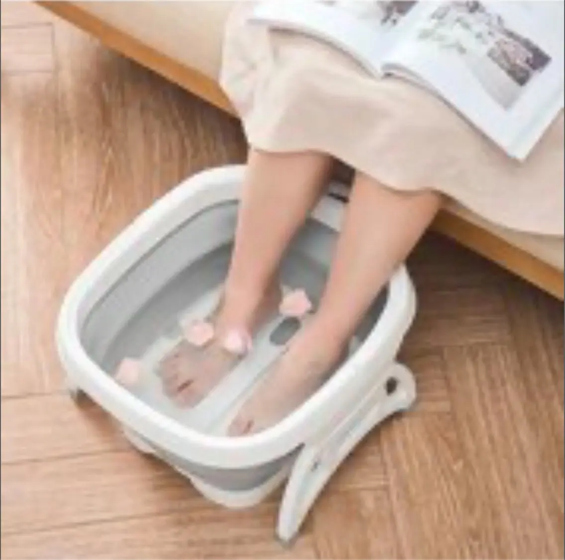 フットバス付🛀《初回オフ&ケア無料🎁》色変えOK♪ FOOTワンカラー👣✨の写真