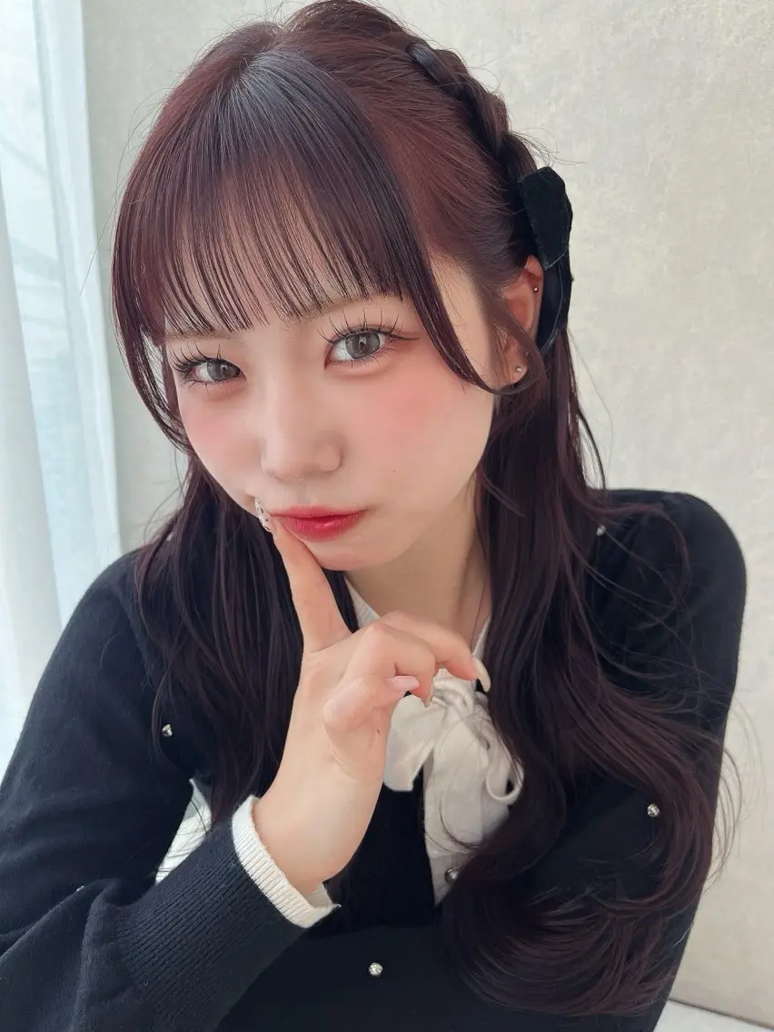 ロング 🎀無料カットモデル 🪞5cm以上いちかのヘアスタイル