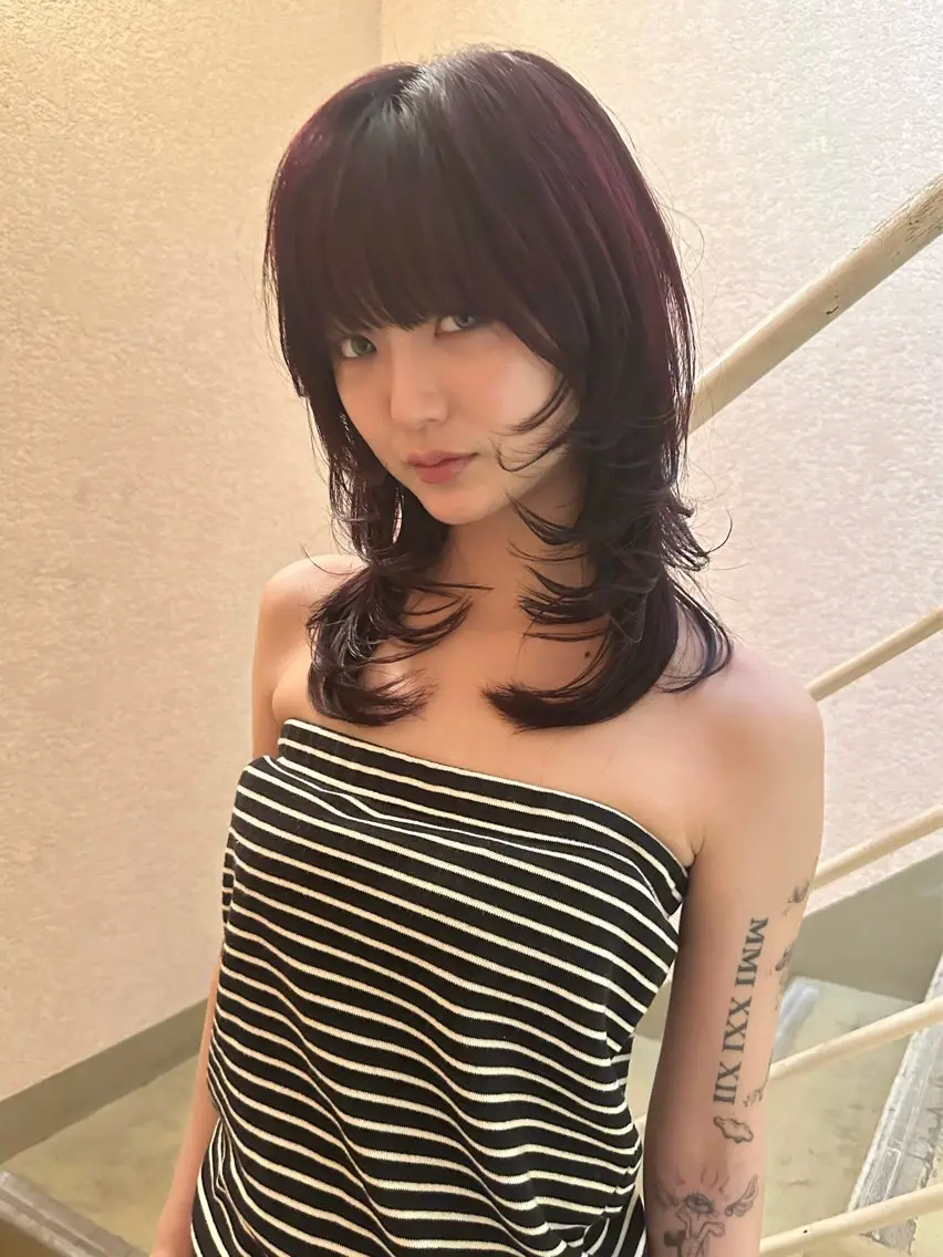 ミディアム カラー カット ヘアカラー 🫧アイドルヘア中島 圭吾🫧のヘアスタイル