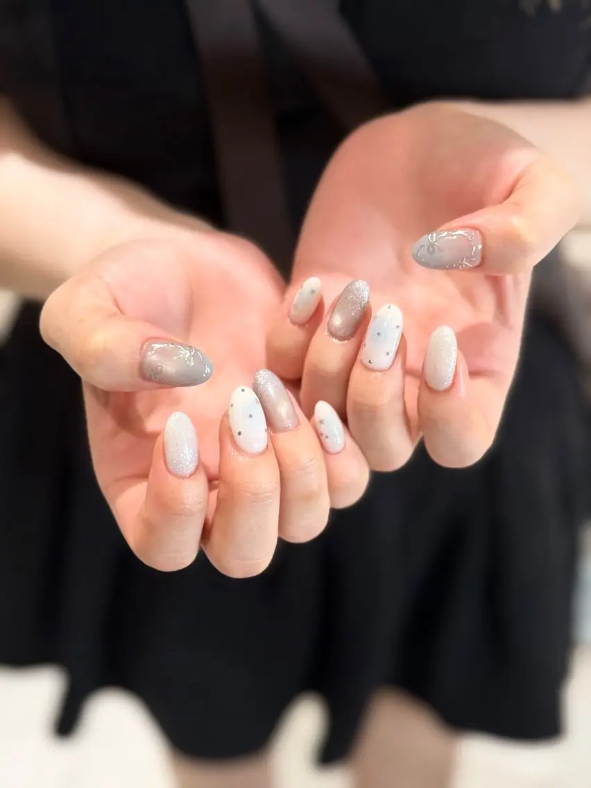 ネイル 持ち込み #arl nail mebaeのネイルデザイン