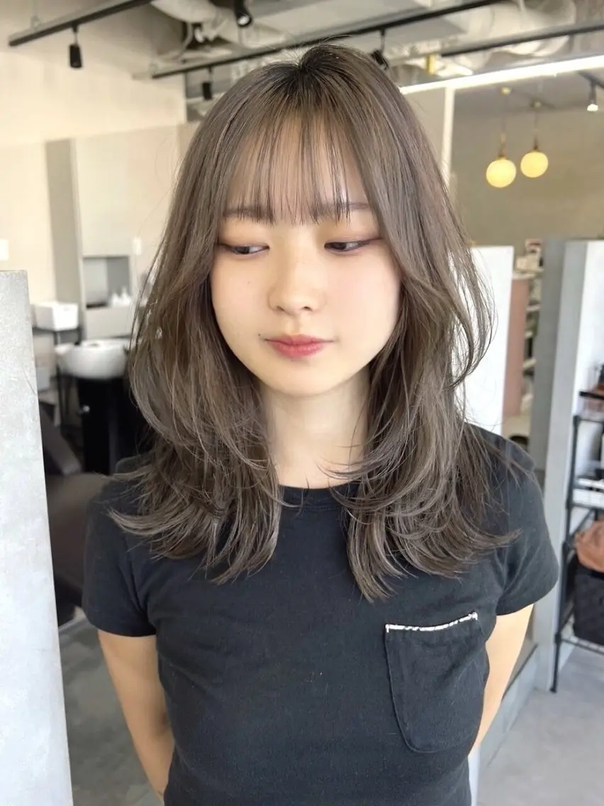【ヘアカラー】one color🩷シャンプー、ブロー込み✨の写真
