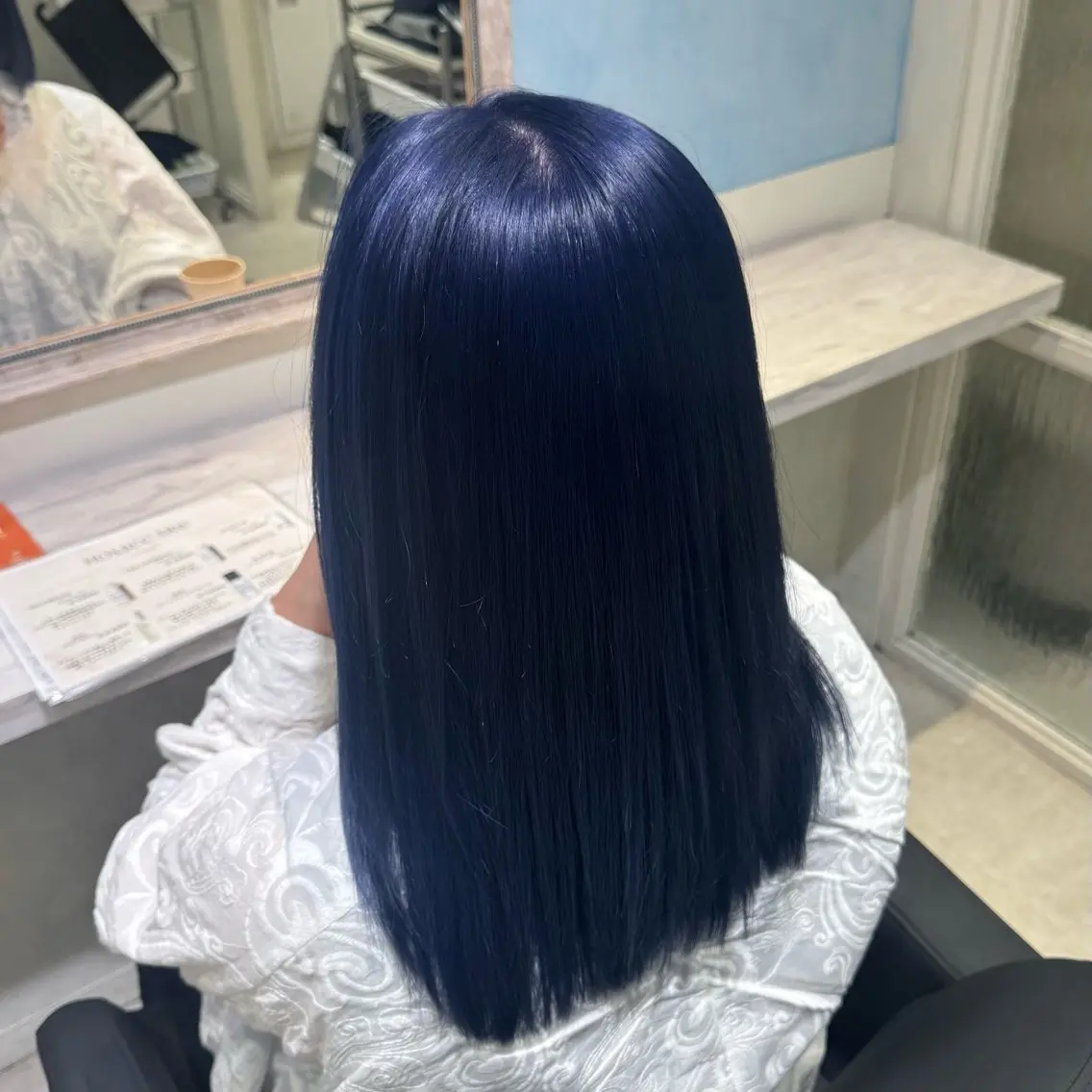 セミロング カラー ブリーチ ケアブリーチ ケアカラー 髪質改善 韓国風ヘア 🦋ブリーチ/カラー 専門AYA💖のヘアスタイル