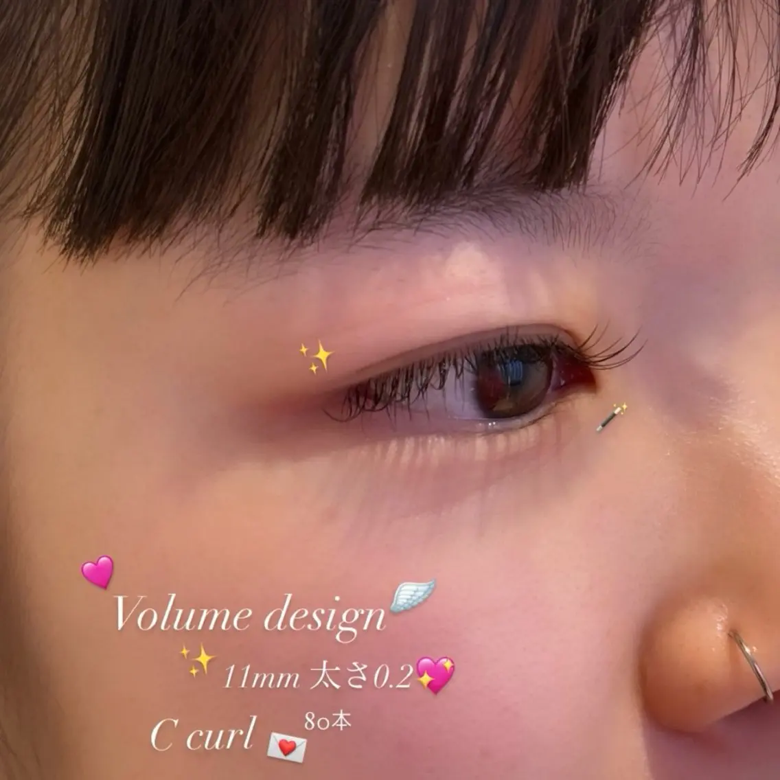 マツエク・マツパ フラットラッシュ Eyelash MOEKAのマツエク・マツパデザイン