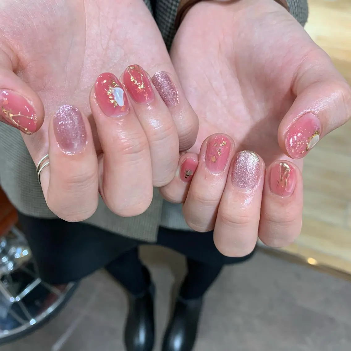 ネイル 持ち込み 鈴木 まゆのネイルデザイン
