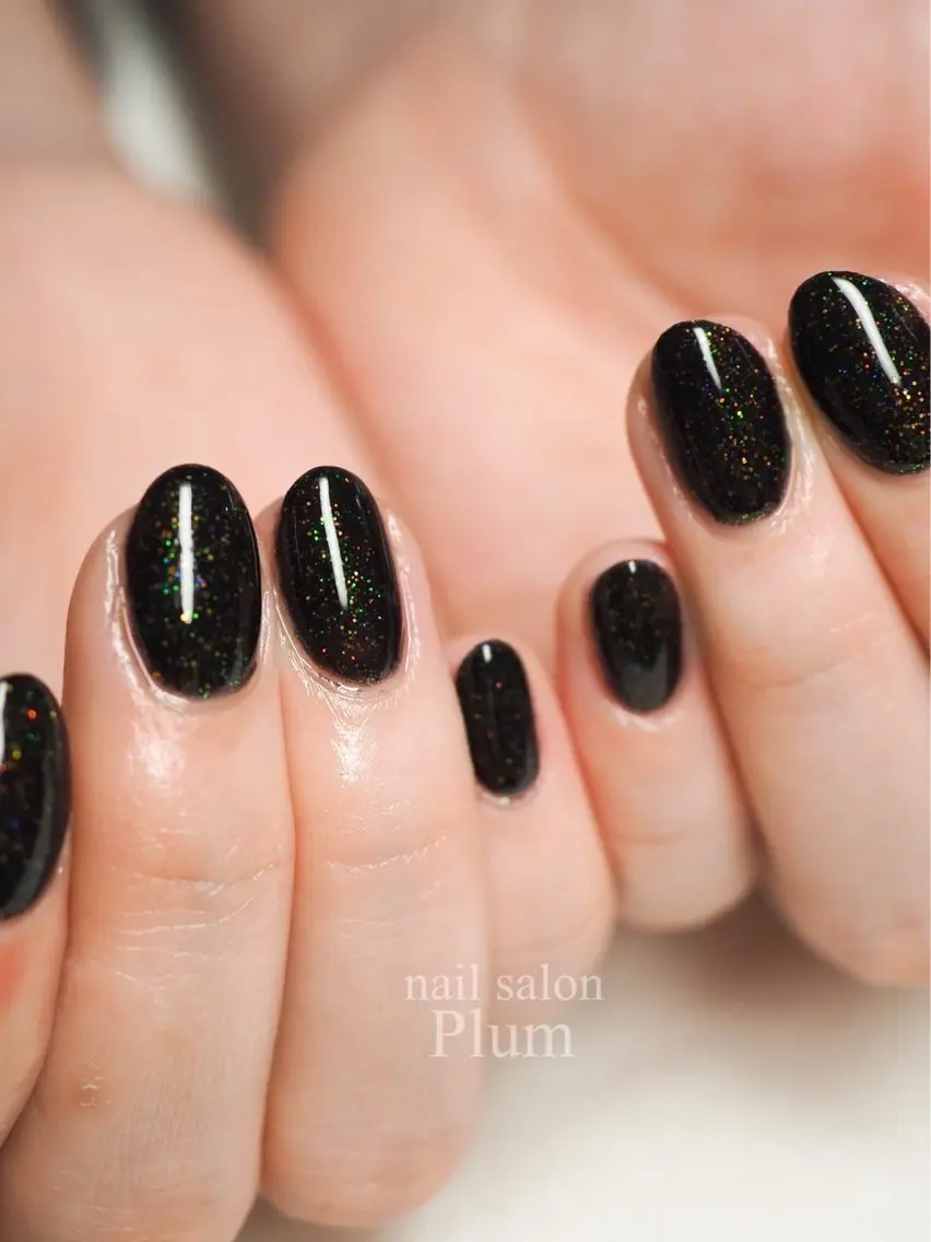 ネイル ワンカラーネイル Plum Kanaのネイルデザイン