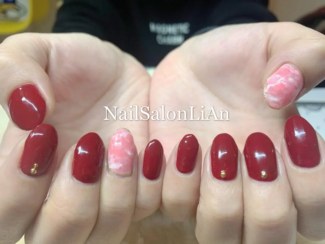 ネイル 持ち込み ハンドネイル NailSalon LiAnのネイルデザイン