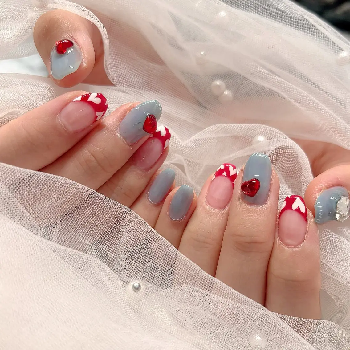 ネイル ハンドネイル あ きのネイルデザイン