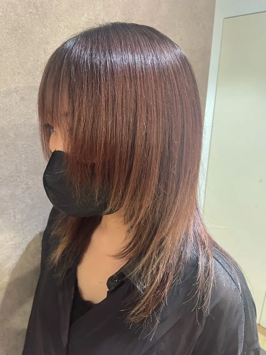 ミディアム 平木 悠葵のヘアスタイル