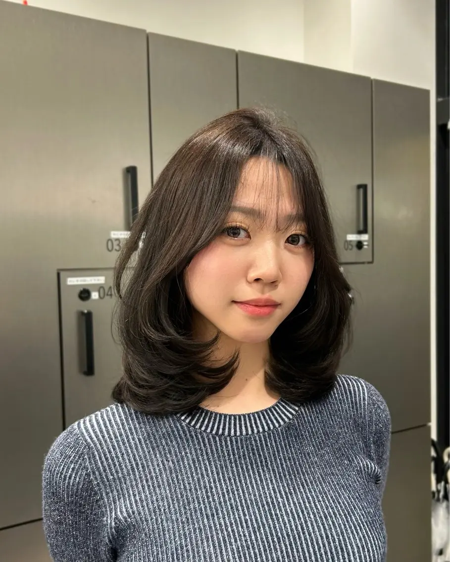 ロング ボブ レイヤーカット 大人レイヤー/艶美髪 🇺🇸TOMONAのヘアスタイル