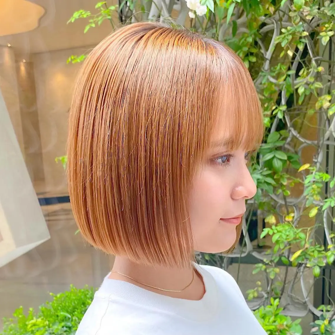 ミディアム ボブ 学生 【池袋店 店長】伊藤 昂樹/曲がる縮毛矯正のヘアスタイル