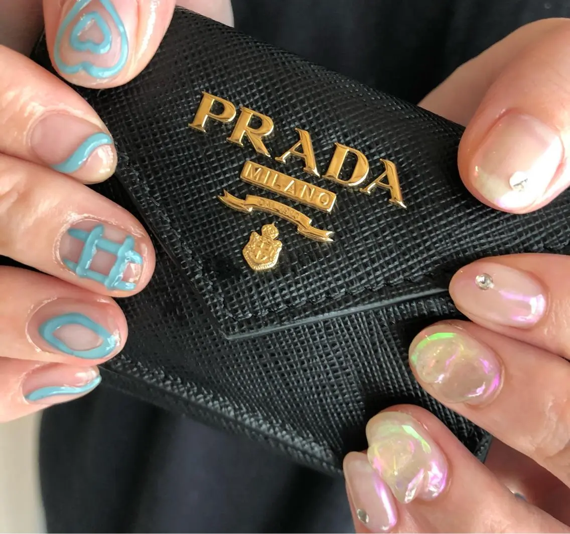 ネイル パラあり！フィルイン 美フォルムのネイルデザイン