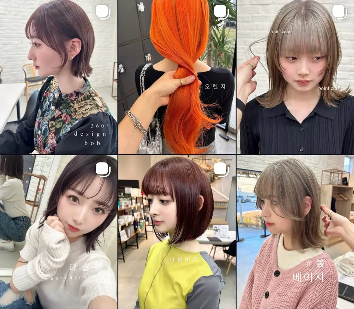 ショート カラー 透明感カラー 顔周りカット レイヤーカット 小顔カット カット ヘアカラー 🏆韓国ヘア/ レイヤー/junのヘアスタイル