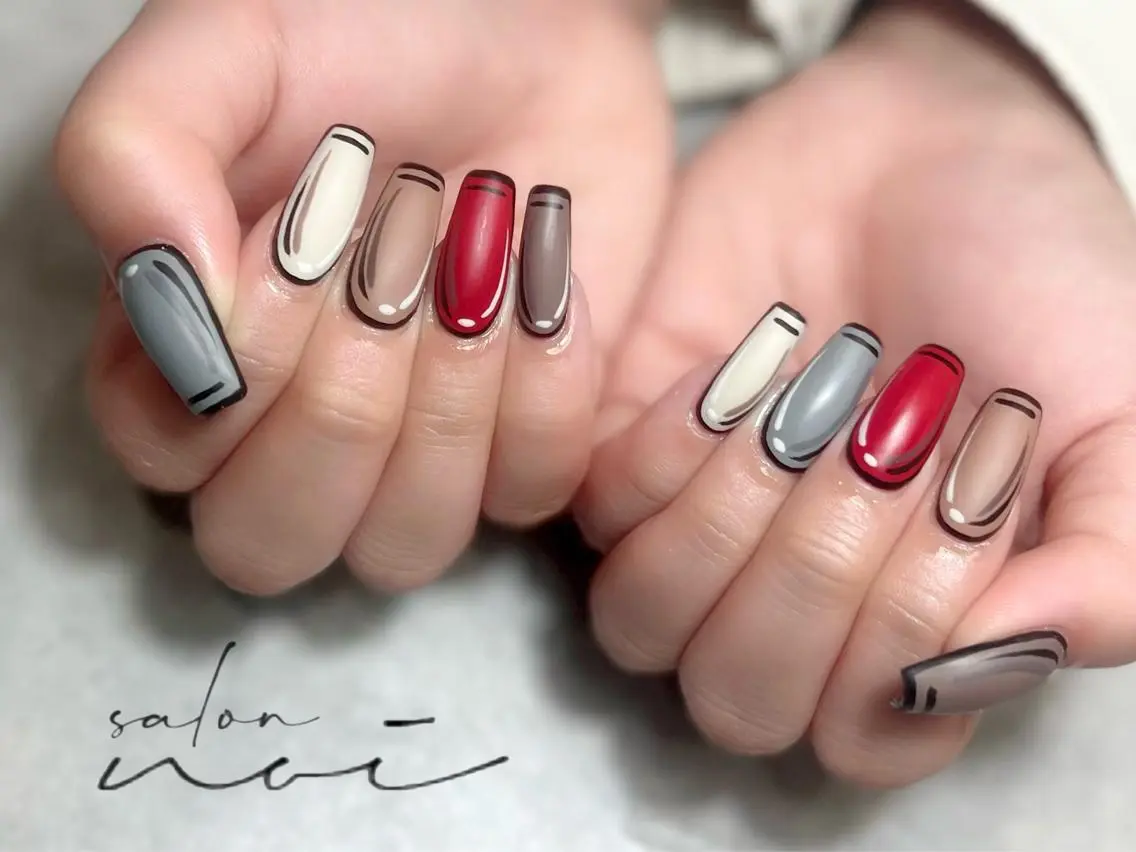 ネイル ハンドネイル salon noiのネイルデザイン