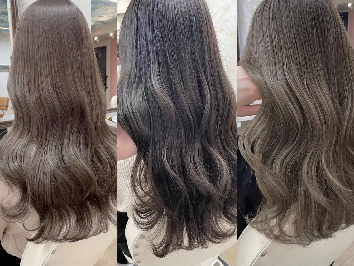 セミロング カット ヘアカラー トリートメント 髪質改善/ メンズカット・パーマのヘアスタイル