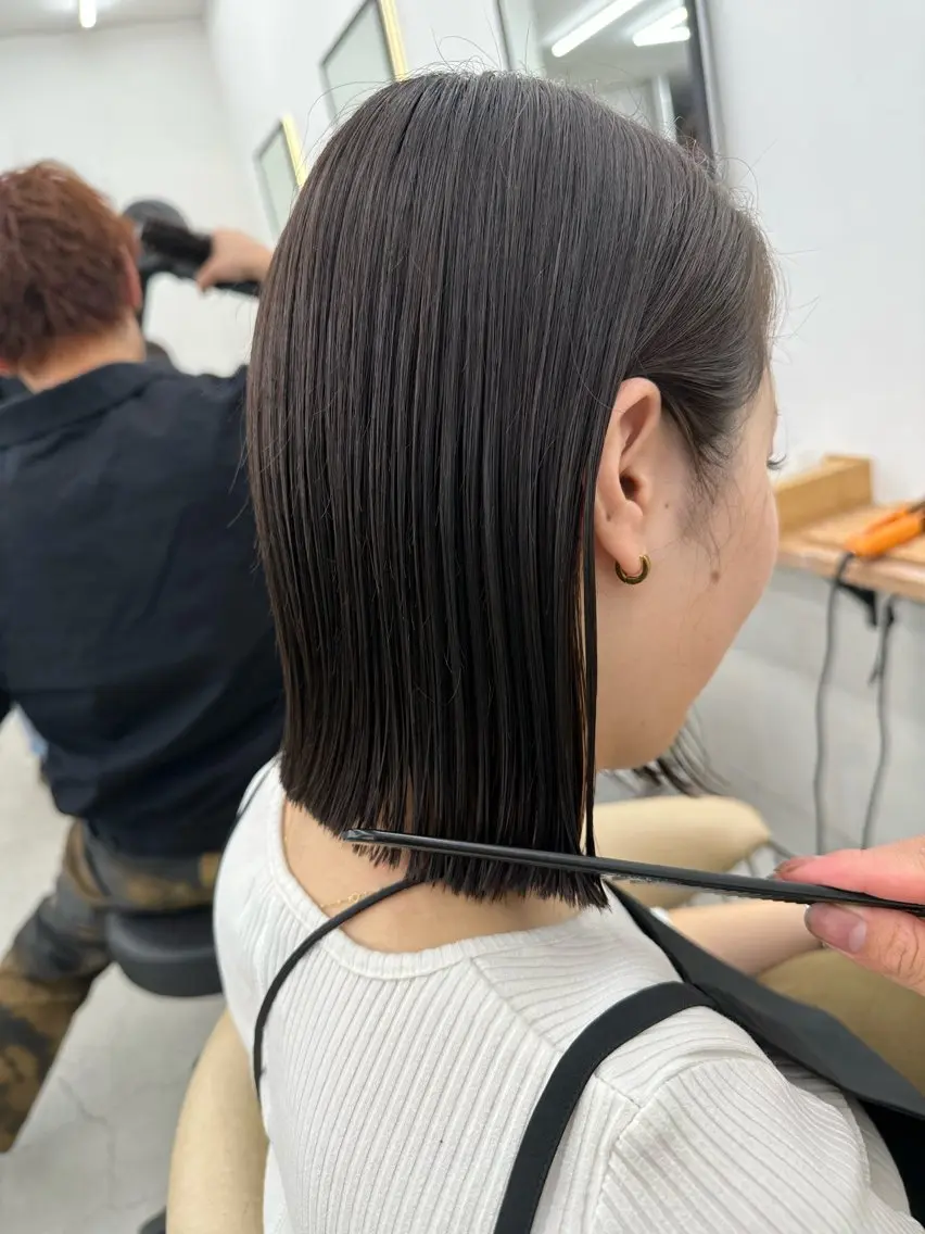 ショート レイヤーカット 瑠輝のヘアスタイル