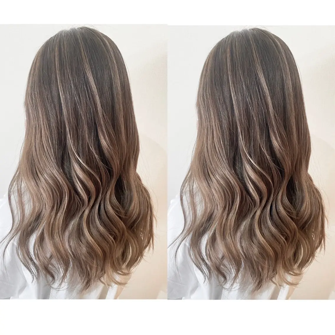 ロング カラー 切っぱなし💇‍♀️ イヤリング🎨龍之介のヘアスタイル