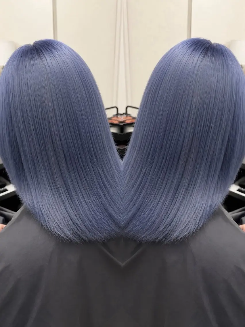 ロング カラー ブリーチ ヘアカラー C'LD Hair トモヤのヘアスタイル