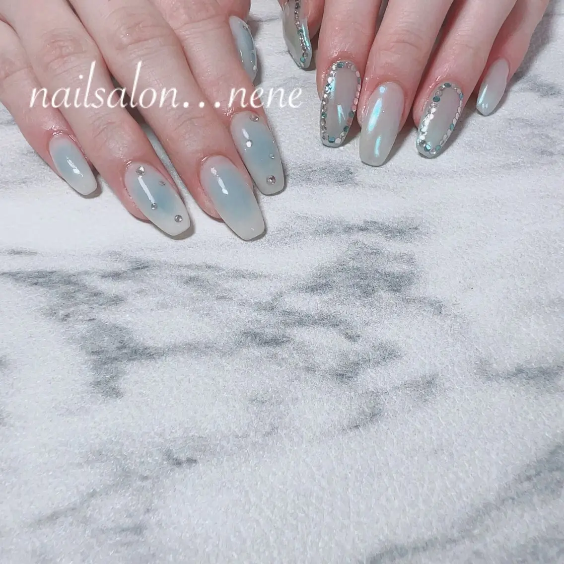 ネイル チークネイル nailsalon ...neneのネイルデザイン