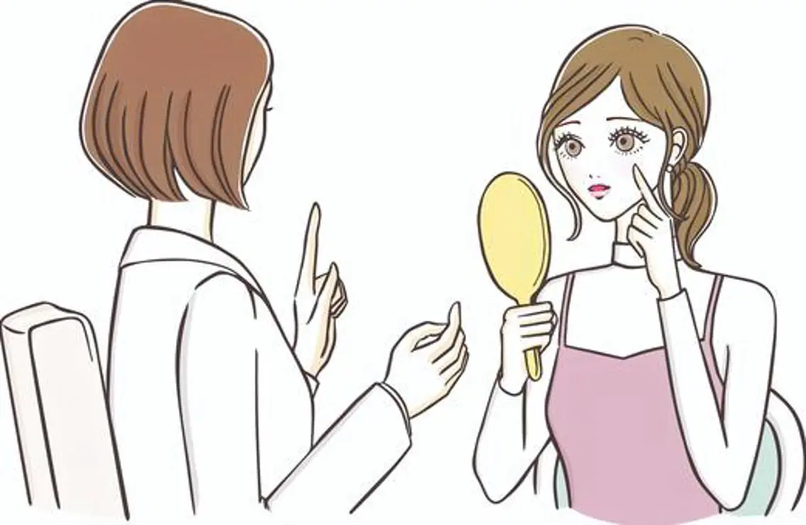 カウンセリング・お肌のお悩み相談の写真