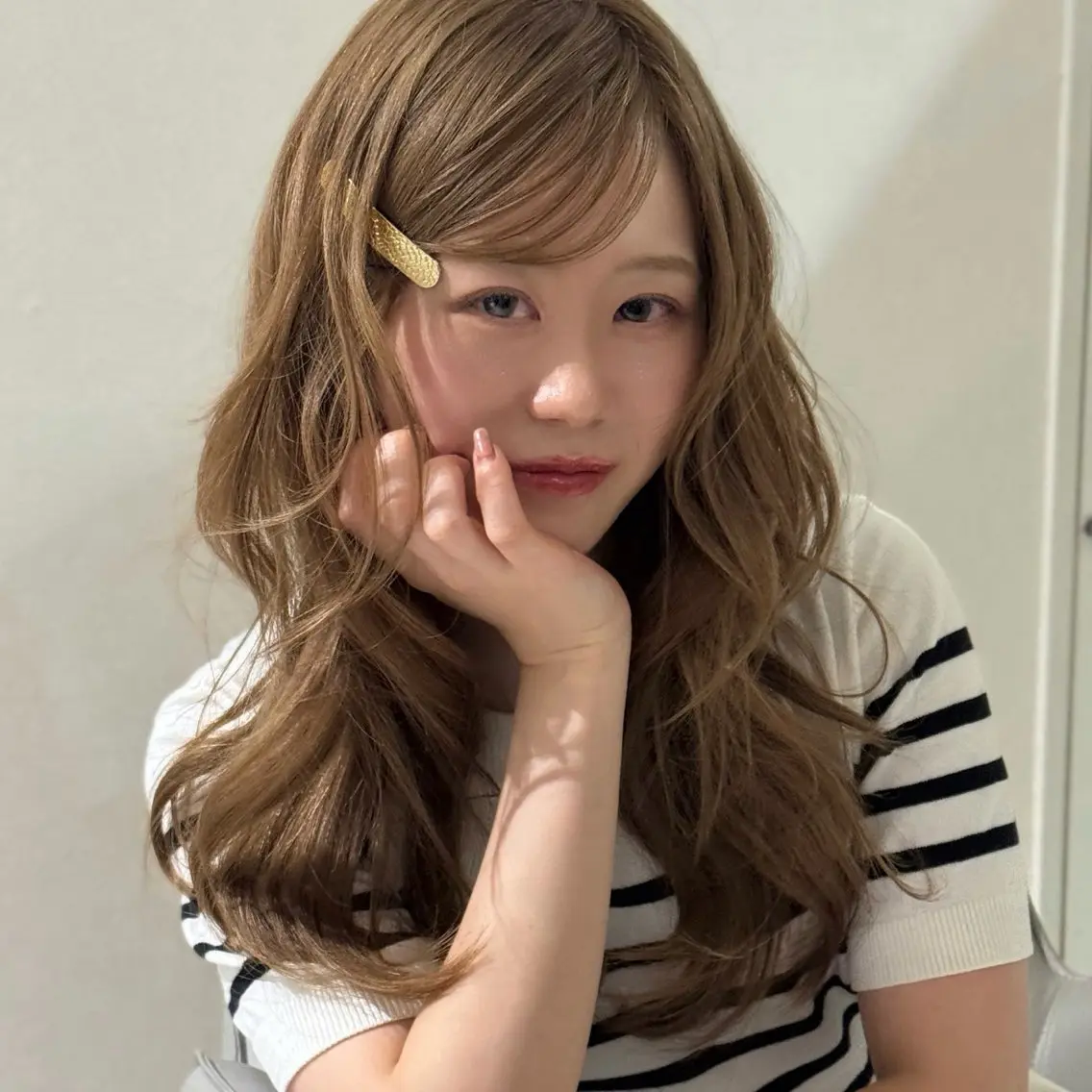 カラー ベージュカラー 透明感カラー 髪質改善 ヘアカラー トリートメント ao - 赤み消し ベージュ/大阪梅田のヘアスタイル
