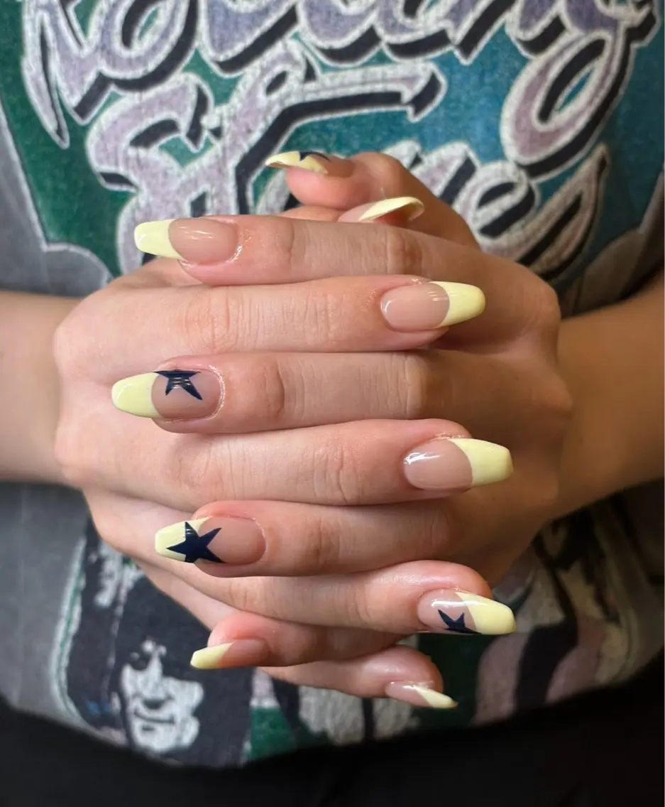 🌛French nail✴︎clear base✴︎［オフあり］の写真