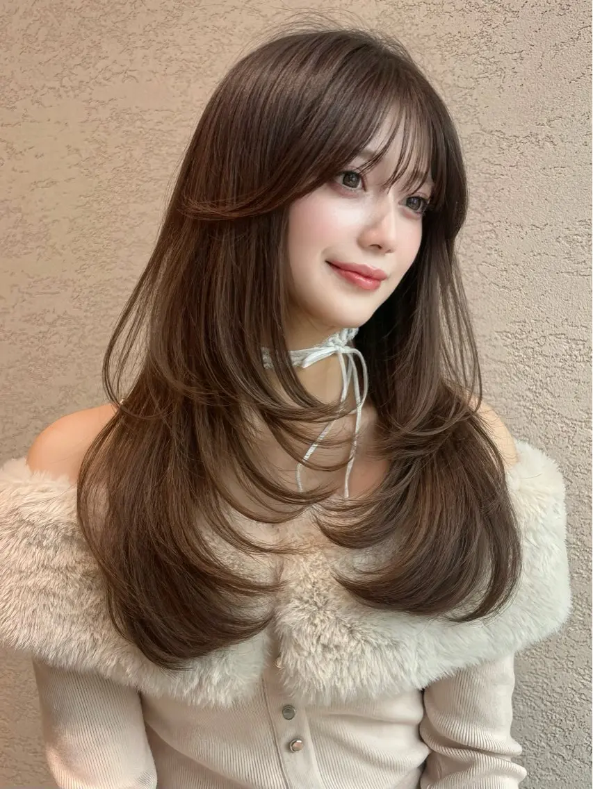 5月限定クーポン💞透け感たっぷり透明感カラー💖【レディースカット＋カラー+ライトトリートメント】の写真