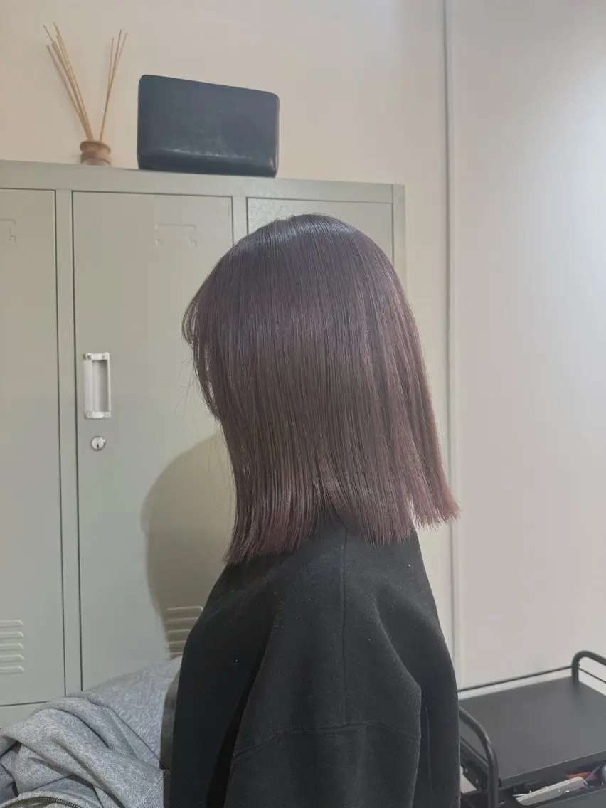 ミディアム カット ヘアカラー トリートメント 🍒透明感カラー /ダブルカラー🍒のヘアスタイル