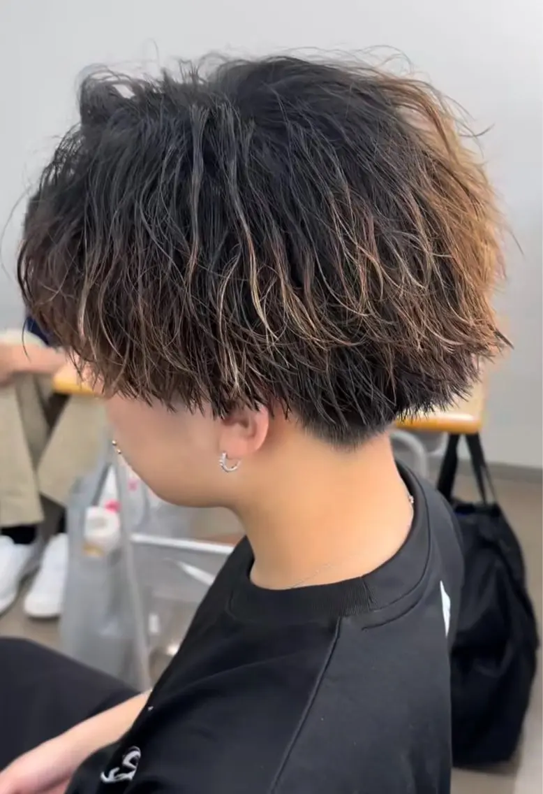 パーマ メンズ カット パーマ Bejitto SOUMAのヘアスタイル
