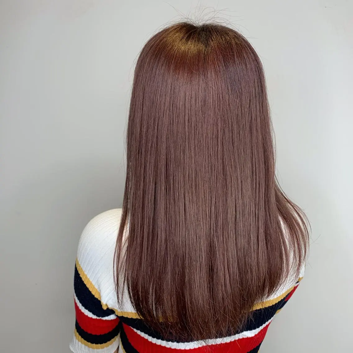 ロング カラー ラベンダーカラー ラベンダーピンク ピンクカラー 中村 香菜のヘアスタイル