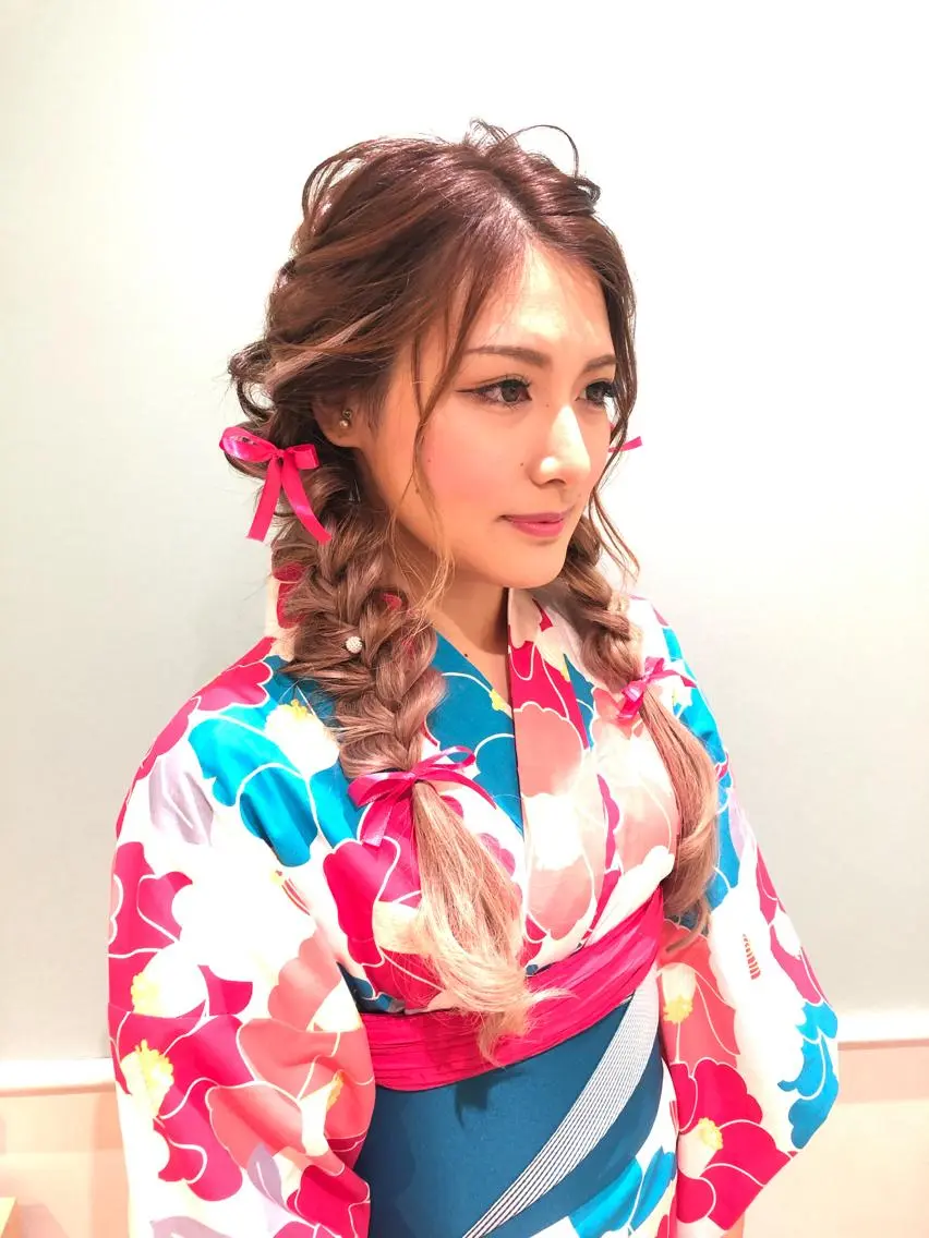 8/10限定‼️ヘアセット + 浴衣着付 ¥3800（税込）の写真