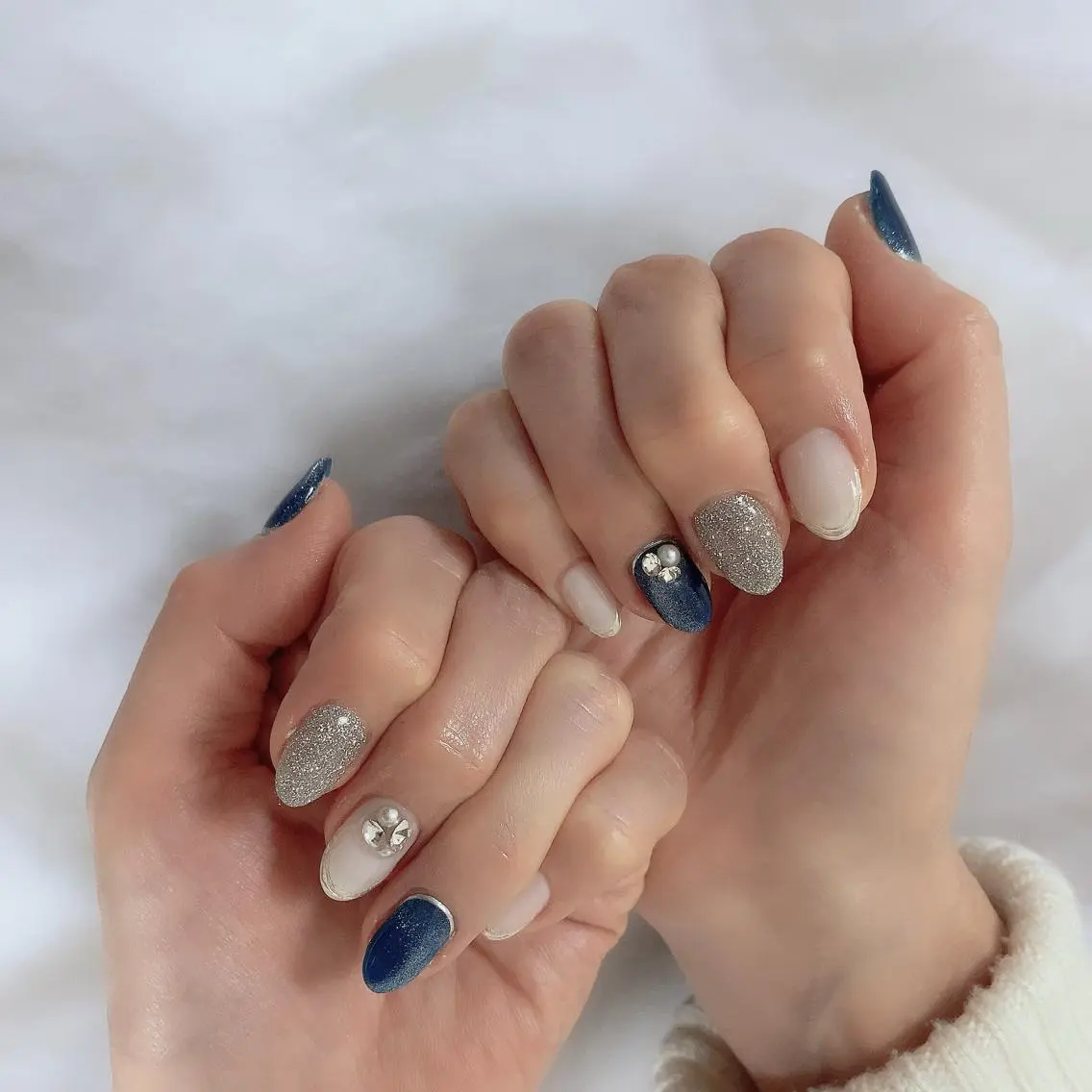 ネイル ミラーネイル ハンドネイル SOL NAILのネイルデザイン