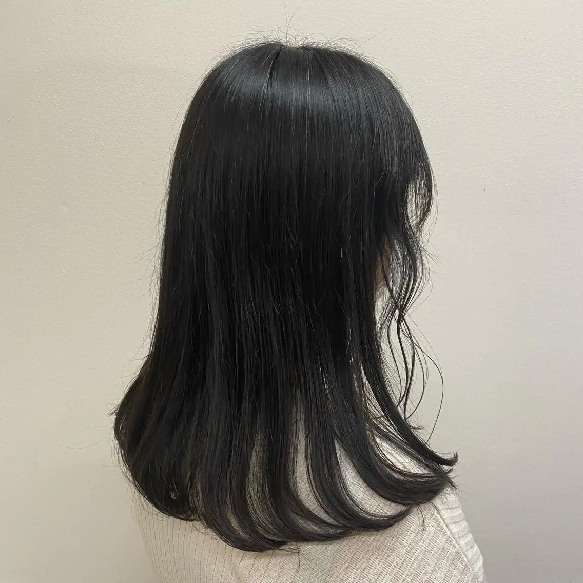 自然に伸ばす縮毛矯正(カットなし)➕トリーートメント💜の写真
