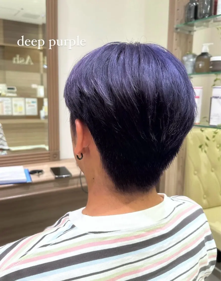 メンズ ヘアカラー 玉村 愛李 【ash 津田沼店】のヘアスタイル