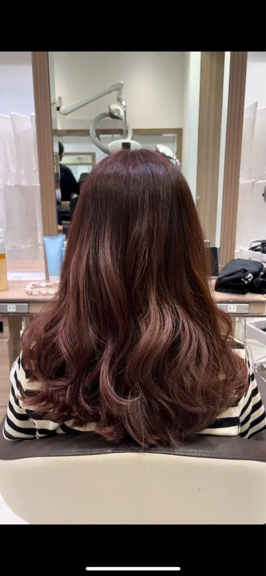 カラー ブラウンカラー ピンクカラー ash平井店/永木 空✂️のヘアスタイル