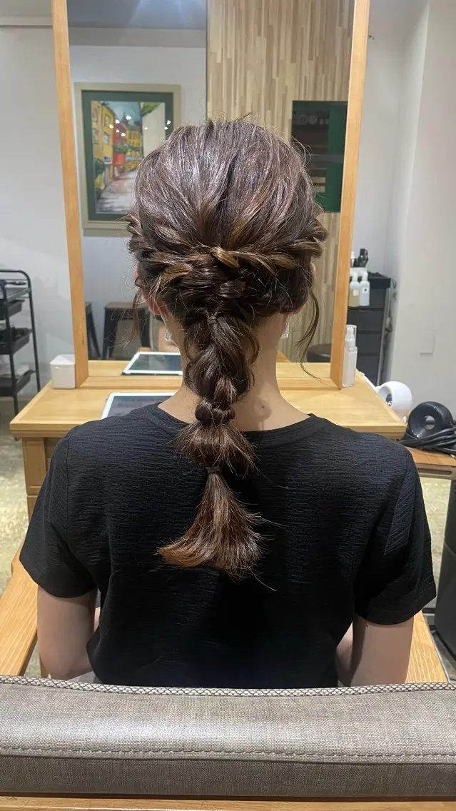 ヘアセットの写真