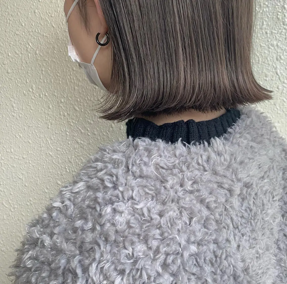 ショート カラー 切りっぱなしボブ ボブ iLi 《イリ》のヘアスタイル